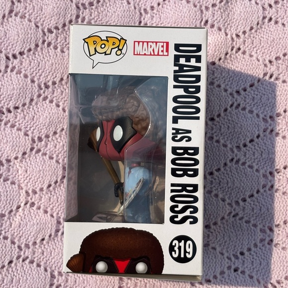 Deadpool as Bob Ross Funko Pop - Picture 3 of 7
